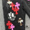 6931a3e7ccd8ab3d7af98292 Chrome Hearts & Klutch Face Skull Patchwork Denim Jeans