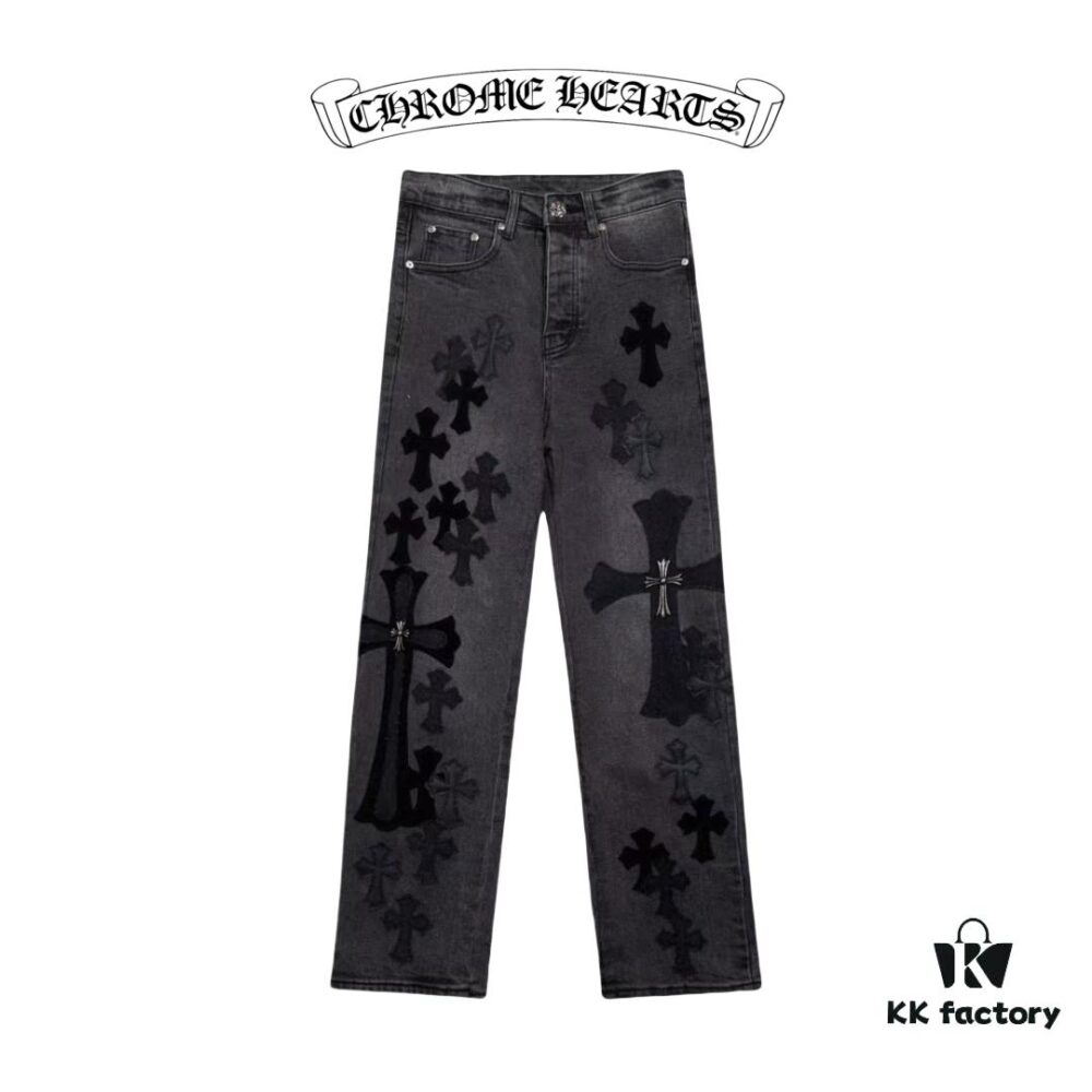6931a3e8ccd8ab3d7af982a8 Chrome Hearts & CH Metal Cross New Style Premium Bull Denim Jeans