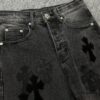6931a3e9ccd8ab3d7af982b3 Chrome Hearts & CH Metal Cross New King Cow Denim Jeans