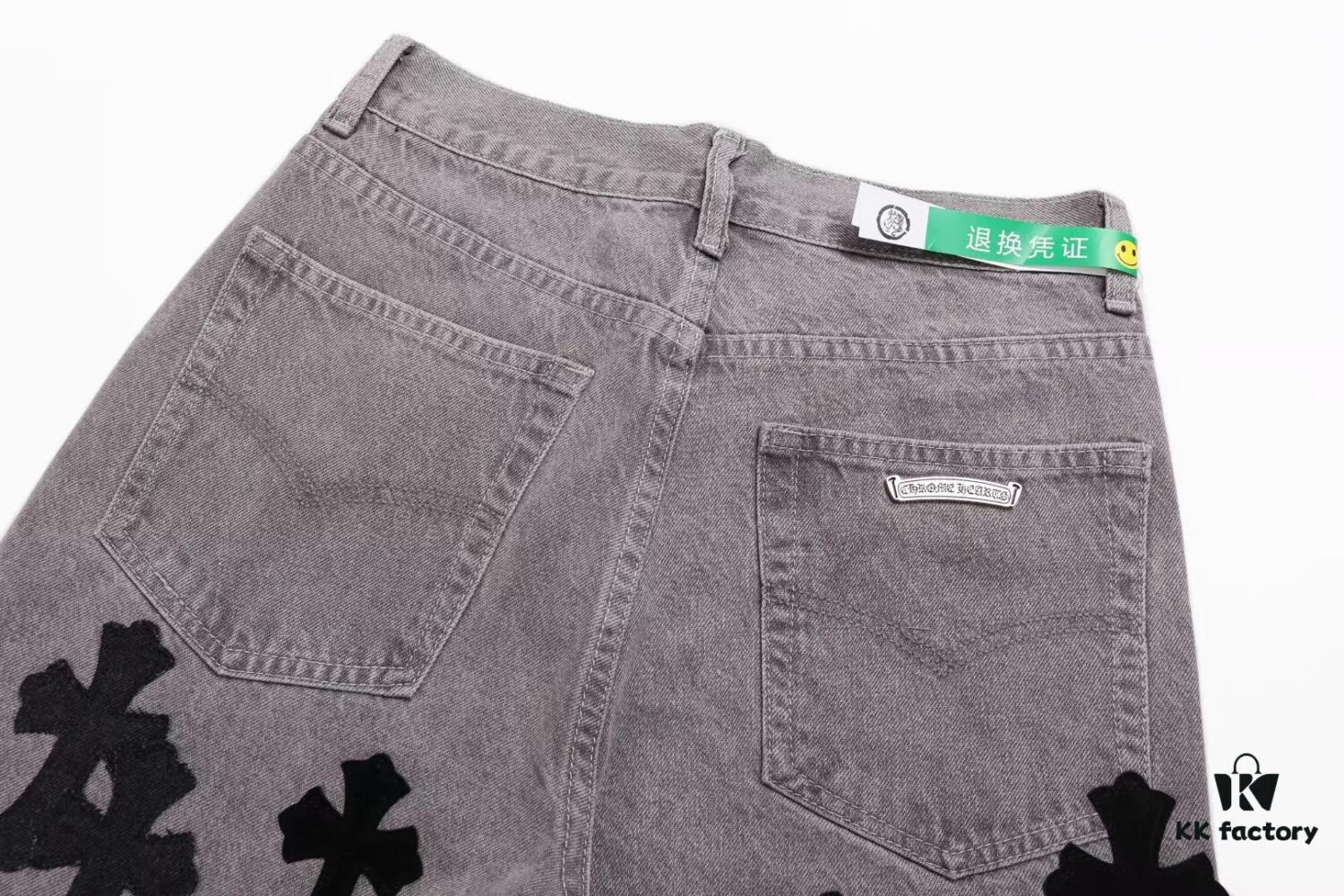 6931a3eaccd8ab3d7af982bf Chrome Hearts & CH Metal Cross New Style Premium Bull Denim Jeans