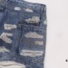 6931a3ecccd8ab3d7af982e4 Chrome Hearts & CH Blue Washed Heavily Distressed Patchwork Denim Jeans