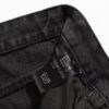 6931a3edccd8ab3d7af98304 Chrome Heart Cross-stitched Denim Jeans with Laser-cut Calfskin Cross, Distressed Silver Hardware, Straight Fit, Premium Washed Craftsmanship
