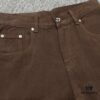 Chroe Hets CH Crocodile Leather Patch Cross White Leopard Print Denim Pants KL013