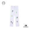 Chrome Hearts & Cult Heart 24SS London Limited Edition Green Horsehair Denim Jeans - Style #Y020