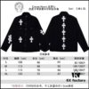 6931a3f0ccd8ab3d7af9833a Chrome Hearts White Leather Cross Patch Black Denim Shirt Jacket KL022
