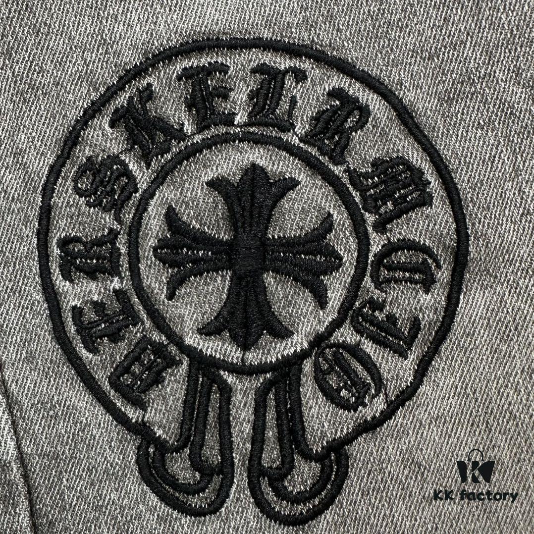 6931a3f3ccd8ab3d7af9837a Chrome Hearts | Gray High-Street Slim Fit Denim Jeans