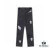 6931a3f4ccd8ab3d7af98380 Chrome Hearts|Chrome Hearts 24SS VIP Custom Black and White Patch Denim Pants
