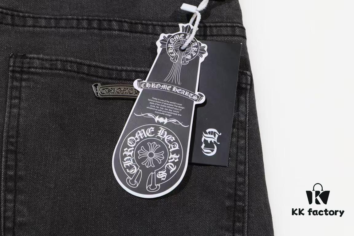 6931a3f4ccd8ab3d7af98383 Chrome Hearts|Chrome Hearts 24SS VIP Custom Black and White Patch Denim Pants