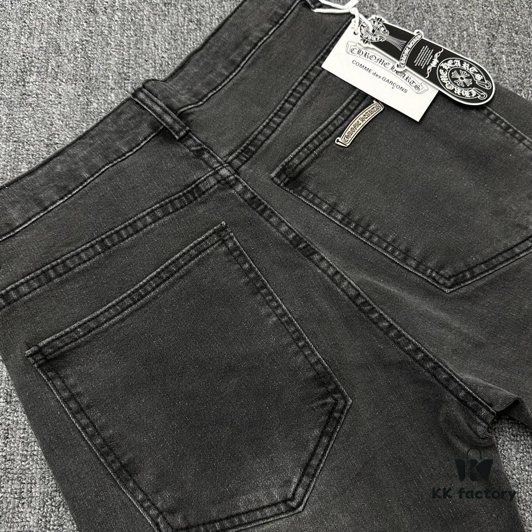 6931a3f4ccd8ab3d7af98388 Chrome Hearts|Chrome Hearts 24SS VIP Custom Black and White Patch Denim Jeans