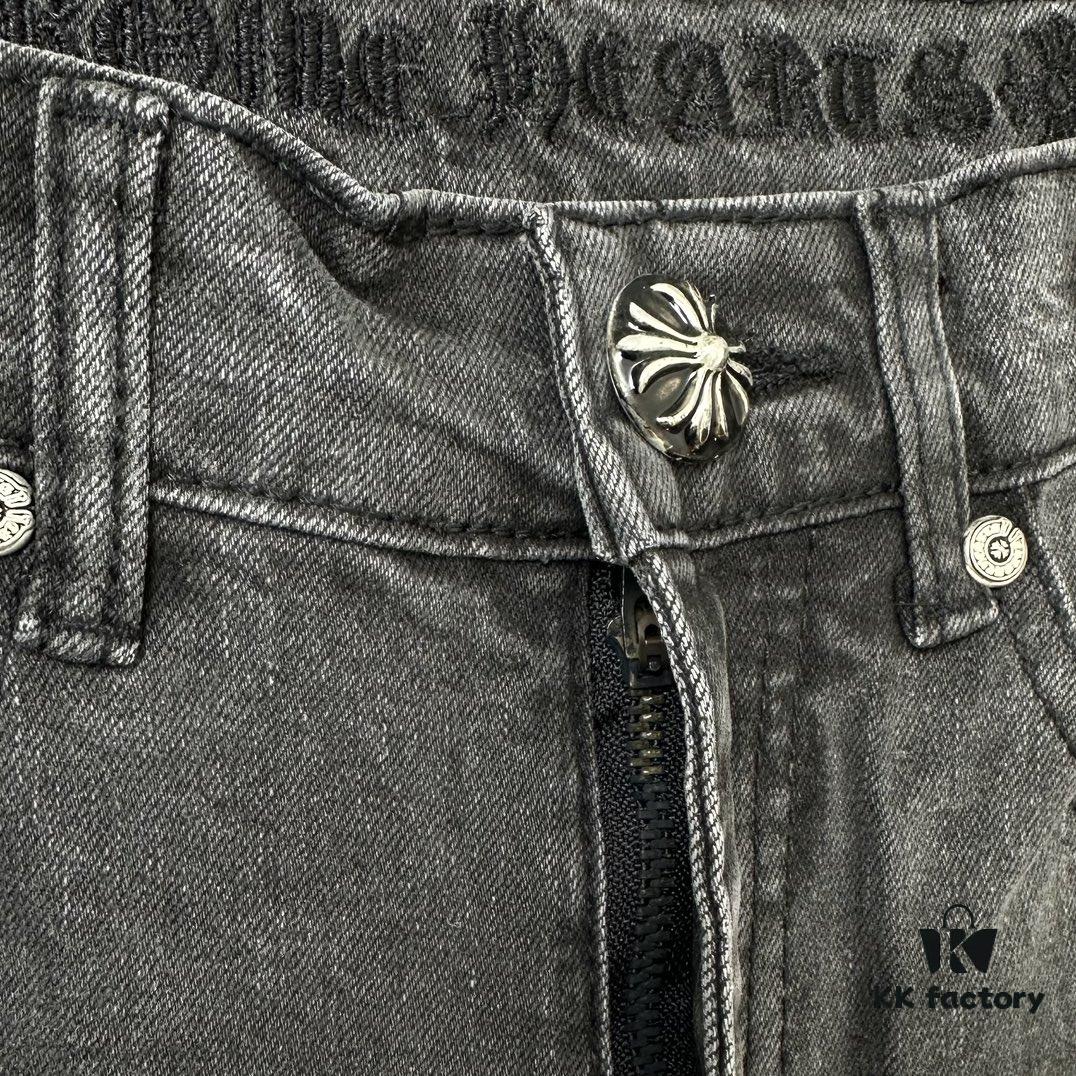 6931a3f4ccd8ab3d7af98389 Chrome Hearts|Chrome Hearts 24SS VIP Custom Black and White Patch Denim Jeans