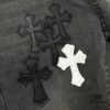 6931a3f4ccd8ab3d7af9838a Chrome Hearts|Chrome Hearts 24SS VIP Custom Black and White Patch Denim Jeans