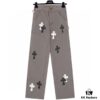 6931a3f5ccd8ab3d7af9838e Chrome Hearts Matty Boy Sex Records Patchwork Leather Cross Jeans