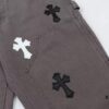6931a3f5ccd8ab3d7af98391 Chrome Hearts Matty Boy Sex Records Patchwork Leather Cross Jeans