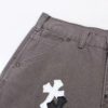 6931a3f5ccd8ab3d7af98392 Chrome Hearts Matty Boy Sex Records Patchwork Leather Cross Jeans