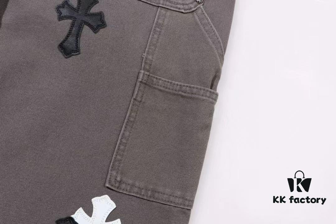 6931a3f5ccd8ab3d7af98393 Chrome Hearts Matty Boy Sex Records Patchwork Leather Cross Jeans