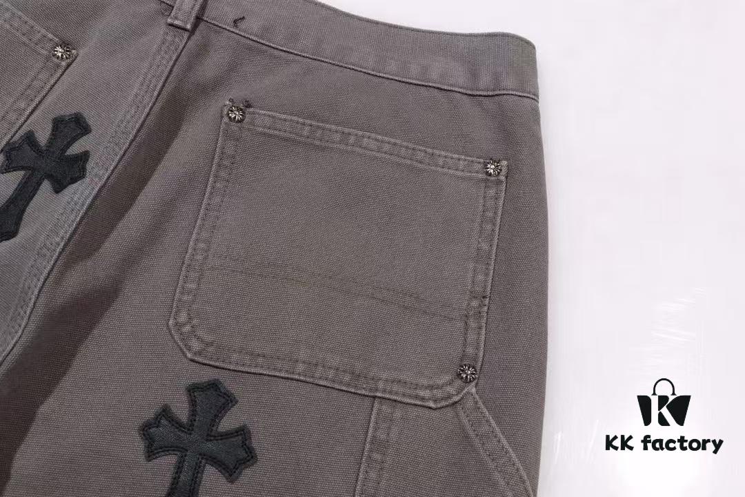 6931a3f5ccd8ab3d7af98394 Chrome Hearts Matty Boy Sex Records Patchwork Leather Cross Jeans