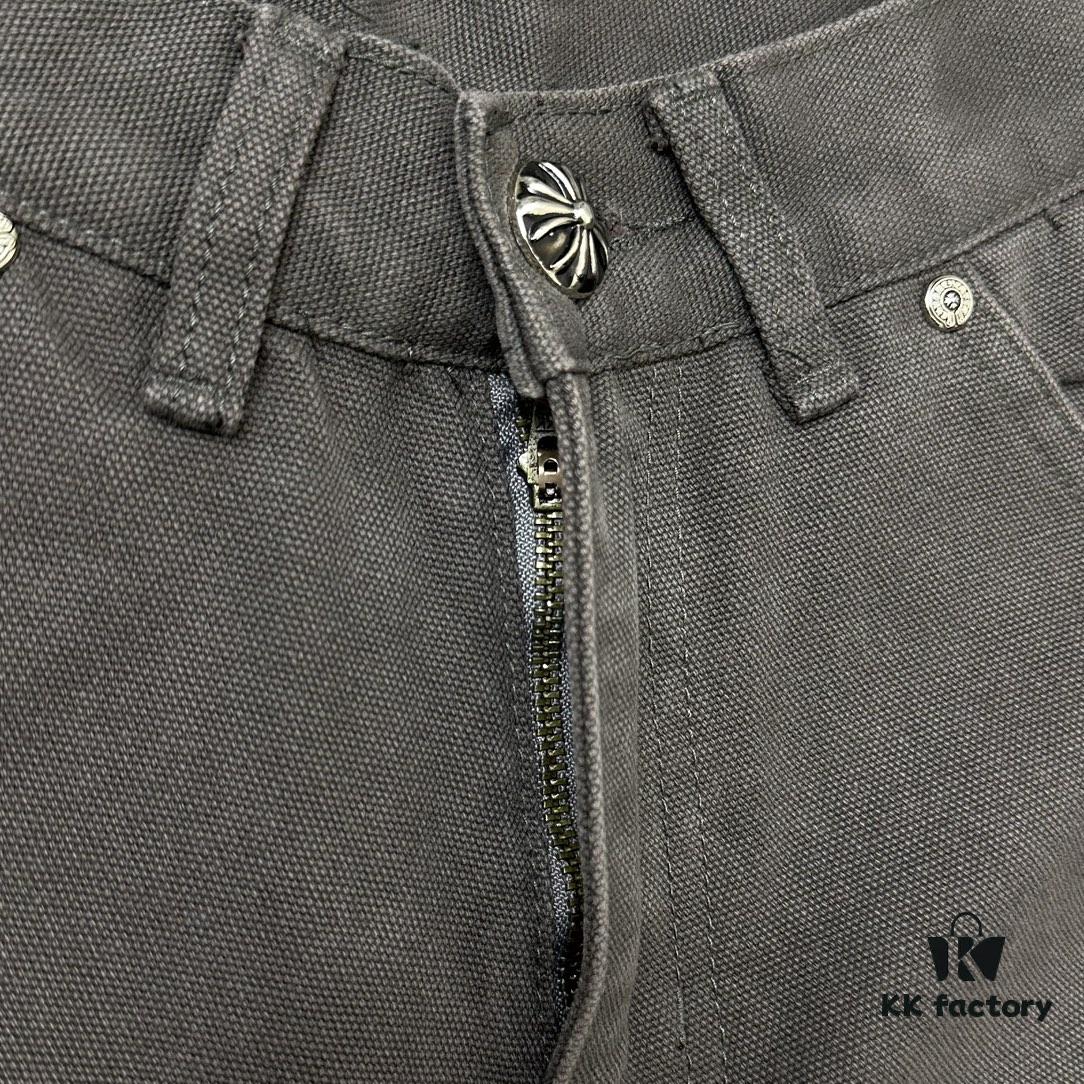 6931a3f5ccd8ab3d7af9839a Chrome Hearts Matty Boy Sex Records Patchwork Leather Cross Denim Jeans - Heavy Washed Canvas, Custom Silver Hardware, Hand-Embroidered Cross with Rare Leather Patches, High-Waist Rugged Design