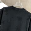 Kelo 2025 Spring Summer New Arrival Round Neck Short Sleeve T-Shirt with Laser Burnout Pattern and Full Rhinestones, 320g Heavyweight Double-Yarn Combed Cotton Fabric, Slightly Loose Unisex Fit