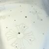 Kelo 2025 Spring Summer New Arrival Round Neck Short Sleeve T-Shirt with Laser Burnout Pattern and Full Rhinestones, 320g Heavyweight Double-Yarn Combed Cotton Fabric, Slightly Loose Unisex Fit