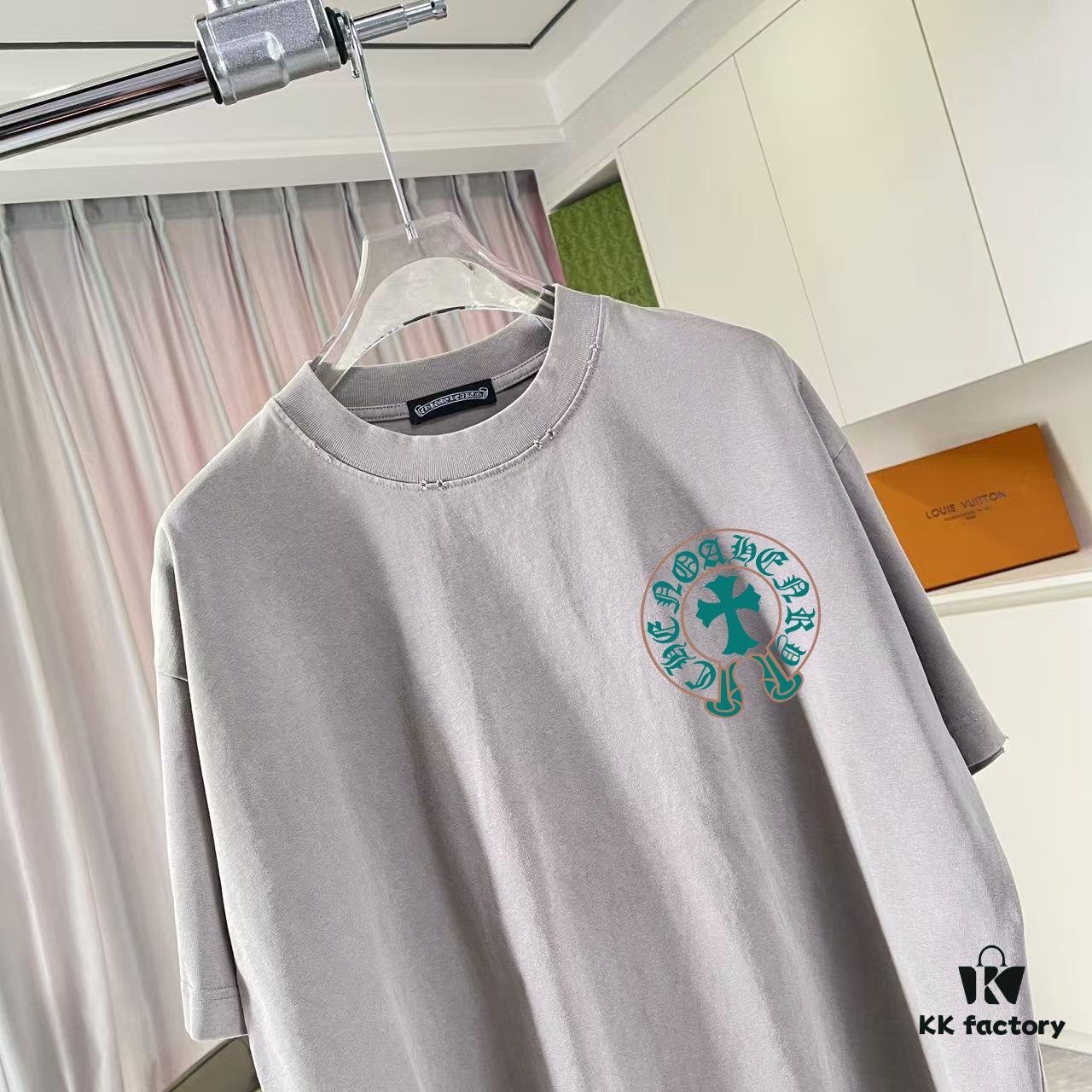 6931a3fbccd8ab3d7af983fe Ch Kro *2025 Summer New Arrival Distressed Washed T-Shirt with Monkey Spray and Sanskrit Cross Print Short-Sleeve Tee Custom 320g Fabric Unisex