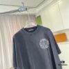 6931a3fcccd8ab3d7af9840a CH Crochet * 2025 Summer New Arrival Distressed Washed Short Sleeve T-Shirt with Monkey Spray and Sanskrit Cross Print Unisex Custom 320g Fabric