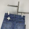 6931a3ffccd8ab3d7af98428 New Chrome Hearts Leather-Patched Denim Jeans Unisex