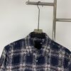 6931a401ccd8ab3d7af98447 Chrome Hearts Classic Cashew Flower Cross Jacquard Long Sleeve Shirt Unisex Casual Shirt