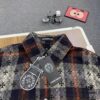 6931a401ccd8ab3d7af9844d Chrome Hearts Classic Cashew Flower Cross Jacquard Long Sleeve Shirt Unisex Casual Shirt