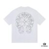 6931a402ccd8ab3d7af98465 2025 New Crocodile Heart Metal Rhinestone Embellished Short Sleeve T-Shirt