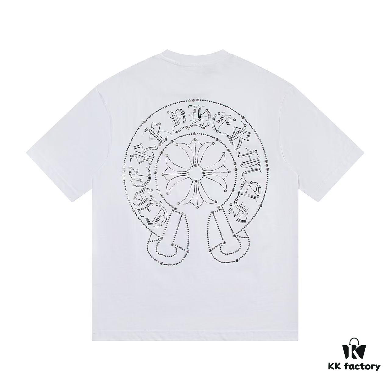 6931a402ccd8ab3d7af98465 2025 New Crocodile Heart Metal Rhinestone Embellished Short Sleeve T-Shirt
