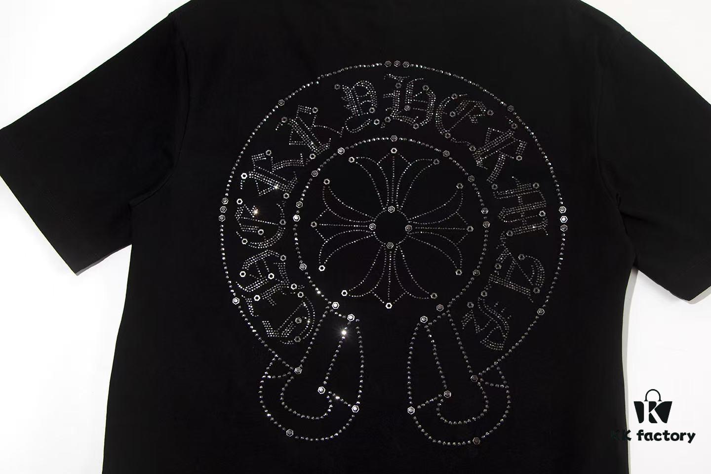 6931a403ccd8ab3d7af98470 2025 New Croxx Heart Metal Rhinestone Embellished Short Sleeve T-Shirt