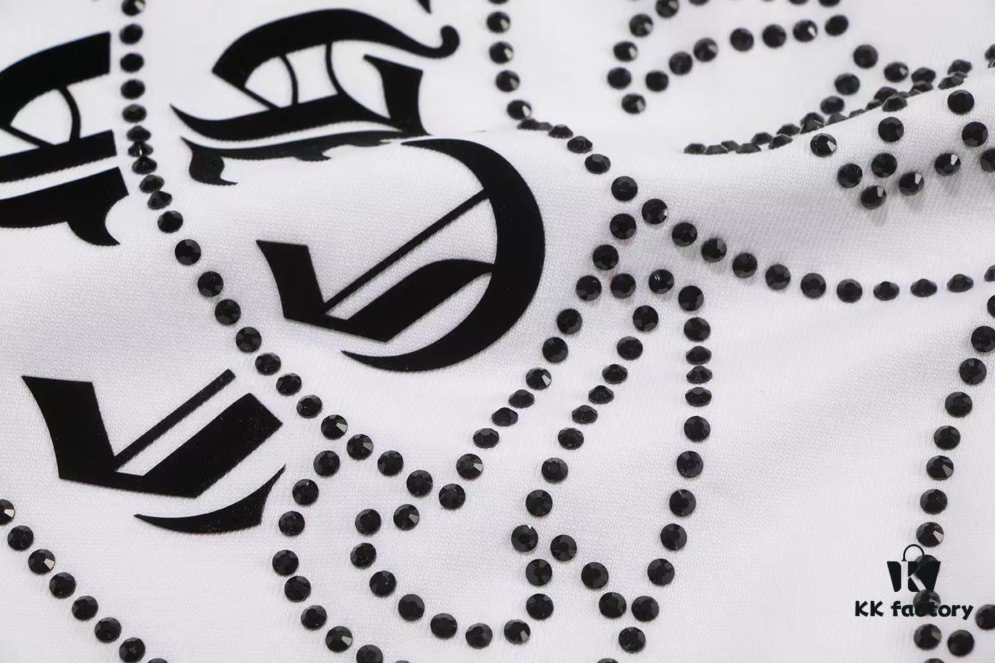 6931a405ccd8ab3d7af98488 2025 New Croxx Rhinestone Embellished Short Sleeve T-Shirt