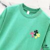6931a405ccd8ab3d7af98496 Chrome Hearts 320g Washed Short Sleeve T-Shirt with Rainbow Embroidered Cross Sanskrit Logo