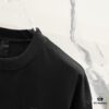 6931a408ccd8ab3d7af984c7 Chrome Hearts 320g Washed Cotton Short Sleeve T-Shirt with Leather Front and Back Sanskrit Mantra Colorful Cross Logo