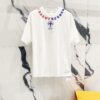 6931a409ccd8ab3d7af984d8 Chrome Hearts 320g Washed Short Sleeve T-Shirt with Embroidered Sanskrit Logo and Cross Patch