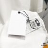 6931a409ccd8ab3d7af984e1 Chrome Hearts 320g Washed Short Sleeve T-Shirt with Embroidered Sanskrit Logo and Cross Patch