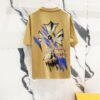 6931a40accd8ab3d7af984ed Chrome Hearts 320g Washed Short Sleeve T-Shirt with Graffiti Cross Sanskrit Logo Front and Back Print