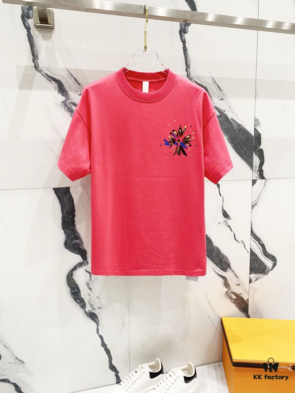 6931a40accd8ab3d7af984f5 Chrome Hearts 320g Washed Short Sleeve T-Shirt with Graffiti Cross, Sanskrit Logo and Front Back Print Design