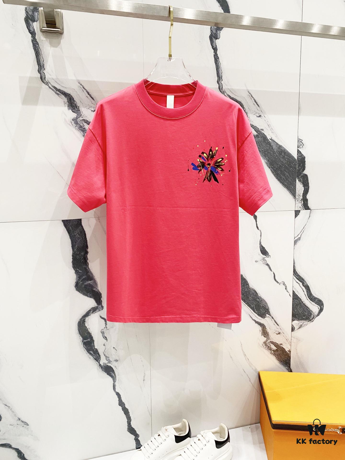 6931a40accd8ab3d7af984f5 Chrome Hearts 320g Washed Short Sleeve T-Shirt with Graffiti Cross, Sanskrit Logo and Front Back Print Design