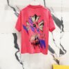 6931a40bccd8ab3d7af984f6 Chrome Hearts 320g Washed Short Sleeve T-Shirt with Graffiti Cross, Sanskrit Logo and Front Back Print Design
