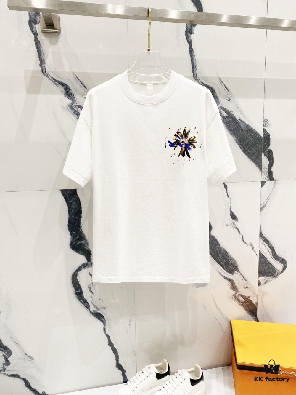 6931a40bccd8ab3d7af984fe Chrome Hearts 320g Washed Short Sleeve T-Shirt with Graffiti Cross Sanskrit Logo Front and Back Print