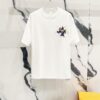 6931a40bccd8ab3d7af984fe Chrome Hearts 320g Washed Short Sleeve T-Shirt with Graffiti Cross Sanskrit Logo Front and Back Print