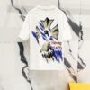 6931a40bccd8ab3d7af984ff Chrome Hearts 320g Washed Short Sleeve T-Shirt with Graffiti Cross Sanskrit Logo Front and Back Print