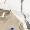 6931a40eccd8ab3d7af98540 Chrome Hearts 320g Washed Short Sleeve T-Shirt with Sanskrit Logo and Cross Embroidery