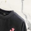 6931a410ccd8ab3d7af98554 Chrome Hearts 320g Washed Short Sleeve T-Shirt with Sanskrit Logo and Cross Embroidery