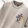 6931a410ccd8ab3d7af9855f Chrome Hearts 320g Washed Short Sleeve T-Shirt with Front and Back Colorful Cross Sanskrit Logo Print