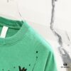 6931a411ccd8ab3d7af98568 Chrome Hearts 320g Washed Short Sleeve T-Shirt with Front and Back Colorful Cross Sanskrit Logo Print