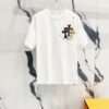 6931a411ccd8ab3d7af98570 Chrome Hearts 320g Washed Short Sleeve T-Shirt with Front and Back Colorful Cross Sanskrit Logo Print