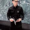 6931a417ccd8ab3d7af985b6 Stone Island Long-Sleeve Shirt with Ergonomic 3D Tailoring, Hidden Placket, and Cotton-Bamboo Fiber Fabric