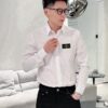 6931a418ccd8ab3d7af985bc Stone Island Long-Sleeve Shirt with Ergonomic 3D Tailoring, Hidden Placket, and Cotton-Bamboo Fiber Fabric